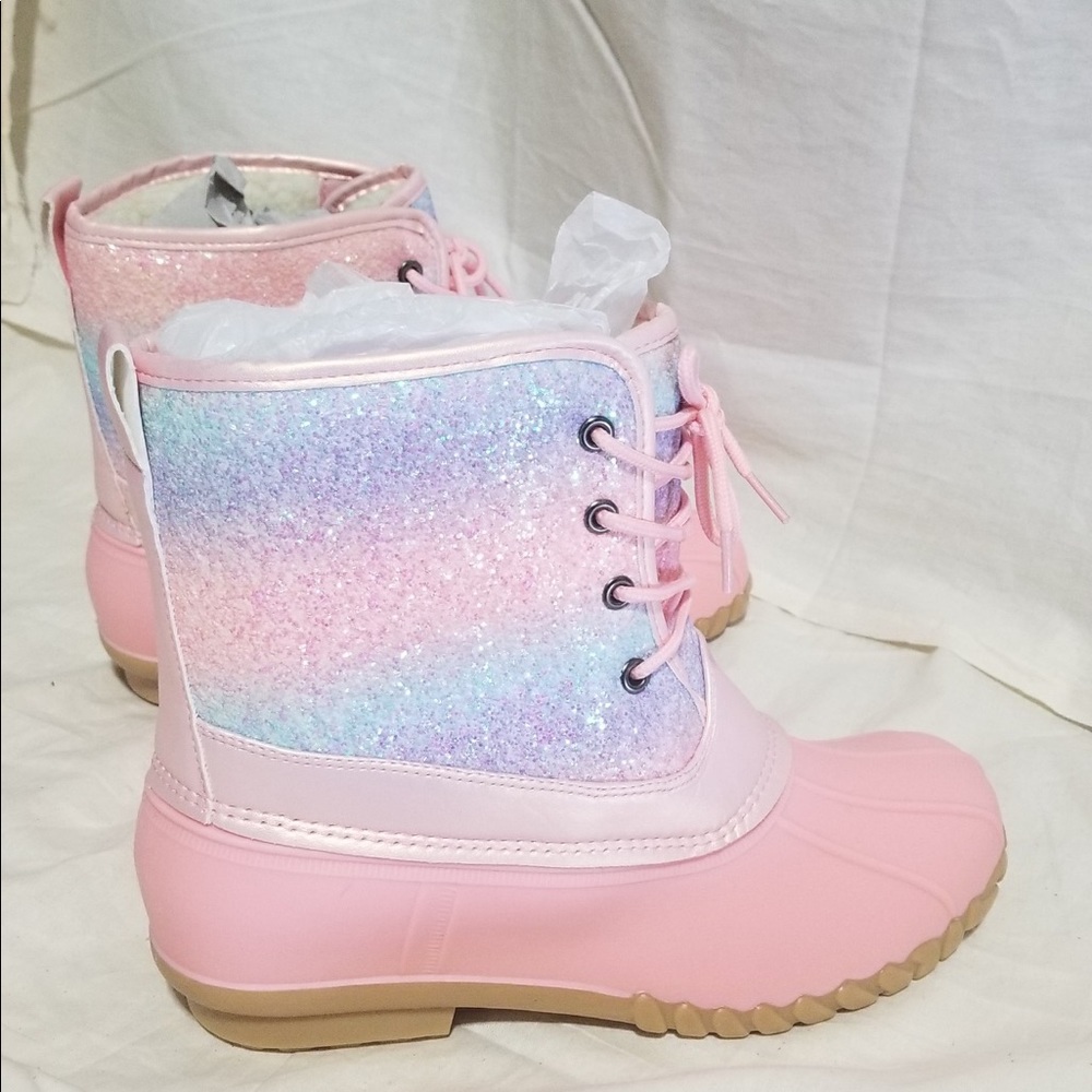 Fab Kids rain duck boots size 7